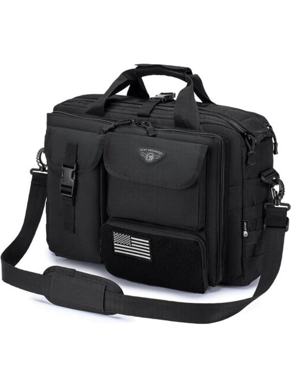 Tactical Messenger Bag Laptop Briefcase Military Shoulder Work Bag for Men